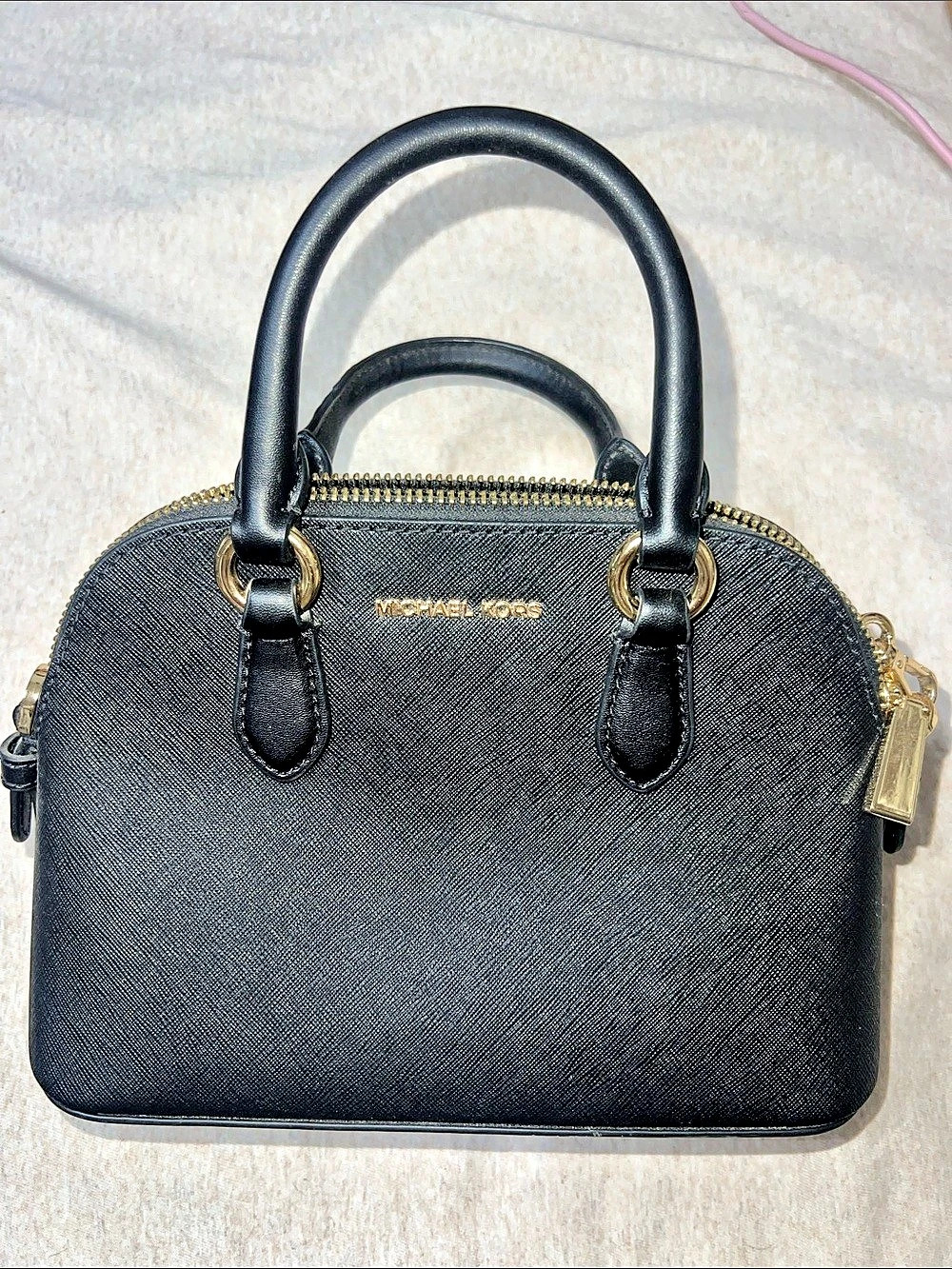 MICHAEL Kors Black Structured Satchel
